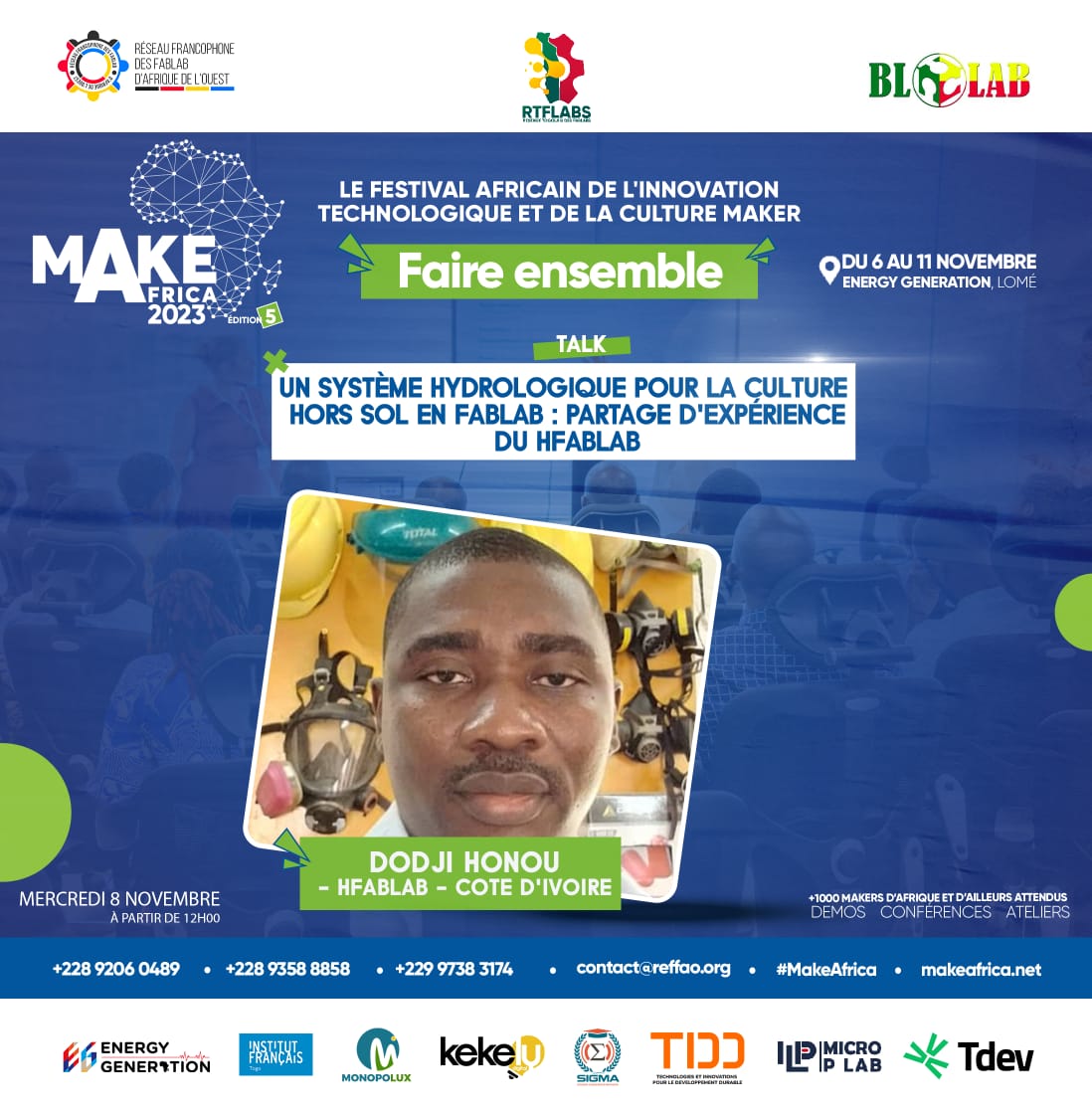 MakeAfrica2023's tweet photo. #MakeAfrica2023 - Les Talk 🔥

Pour cette journée d'ouverture, plus d'une demi-douzaine de présentation et panels d'échanges sont prévus sur des sujets allant de l'#OpenSource à la #Comm en  #FabLabs en passant par la fabrication d'#ObjetsConnectés et l'#IA https://t.co/TdloSfdCmm