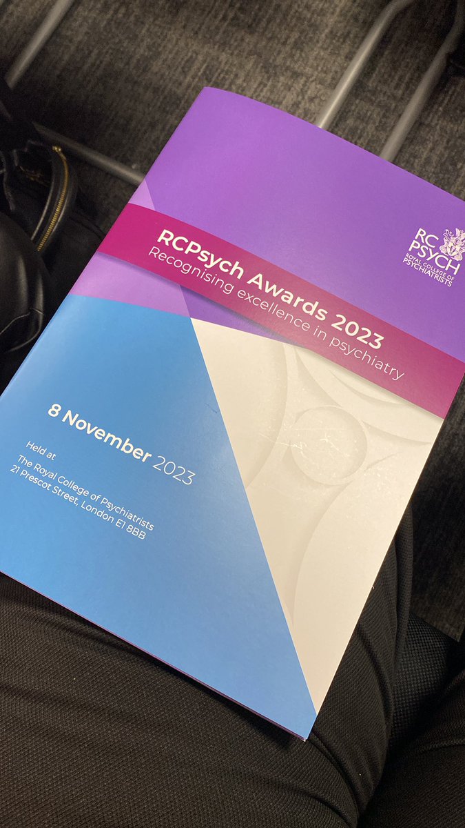 beckylycett's tweet image. RCPsych Awards about to start! @mpftnhs @CathyRiley123 @StephSY77 #RCPsychAwards2023 @rcpsych