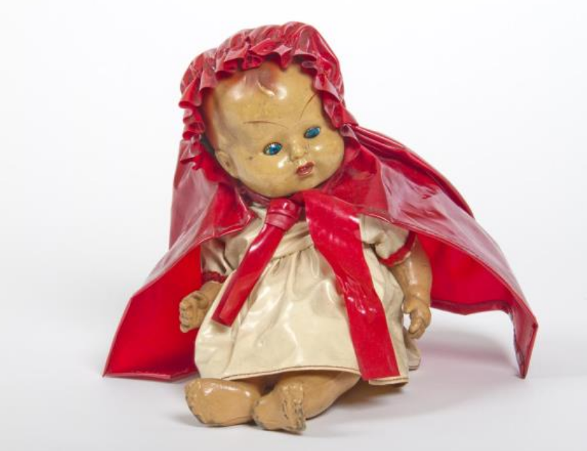 This #Museum30 prompt is tricky, but our dolls always make me think of the #uncanny valley hypothesis. Is anyone else a little unsettled by dolls, waxworks or puppets? This 1953 doll is striking!