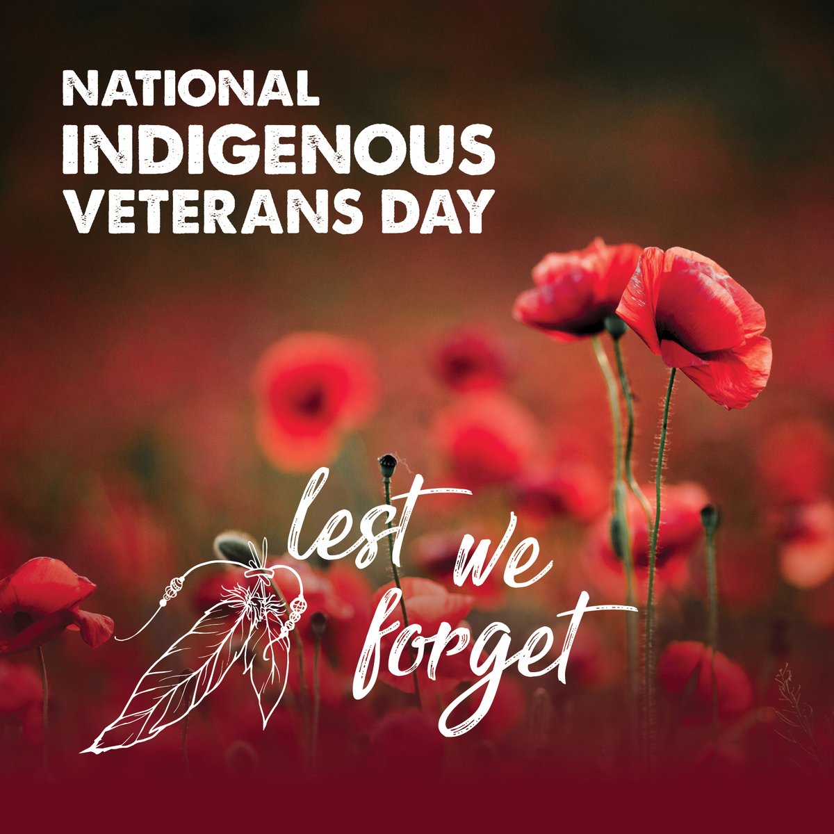November 8 marks National Indigenous Veterans Day in Canada. Please take a moment to honour and learn more about the contributions of First Nations, Inuit and Métis men and women who have served and continue to serve Canada.

#indigenous
#lestweforget
#reconciliation