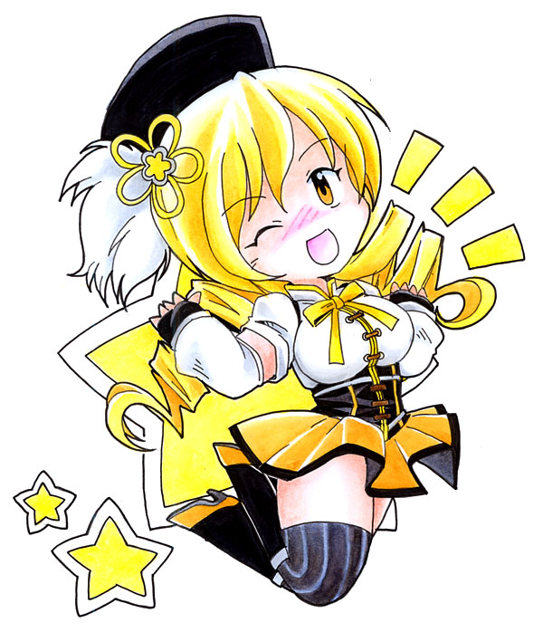 巴マミ 「マミさんトレンド便乗～ #いいおっぱいの日 」|Norioのイラスト