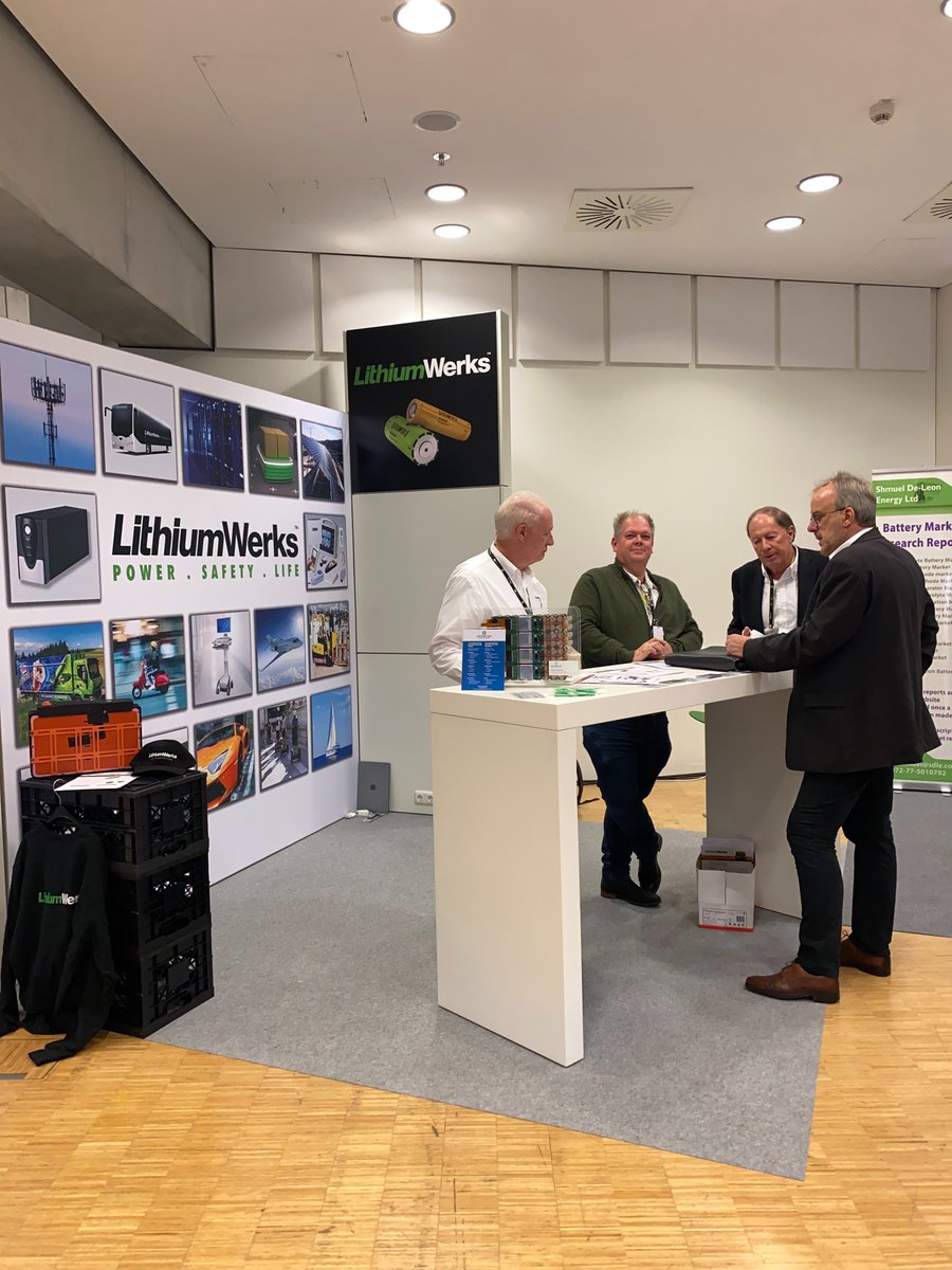 Day 2 at the #BatteryExpertsForum included a visit from our CEO, Joe Fisher. Come by our booth D13 to see the latest in #LithiumIonbattery technology. #LFP #BXF2023