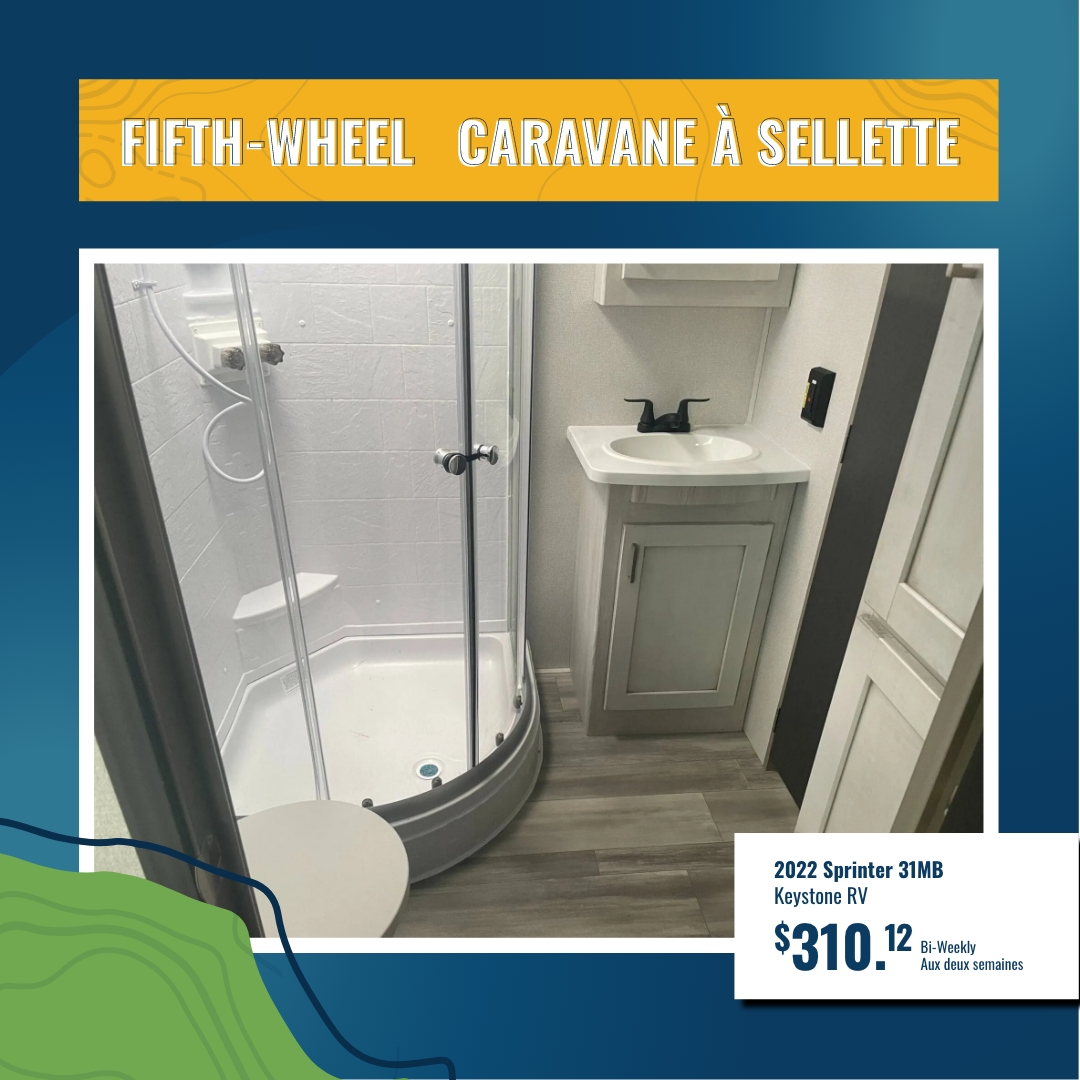 TimminsRV's tweet photo. 🌟 Shop incredible savings at Timmins RV! 🌟

Step into luxury with the 2022 Sprinter 31MB Fifth-wheel, now available for $310.12 bi-weekly.

Don't miss this chance to elevate your RV lifestyle - purchase today and enjoy priority spring pickup.

https://t.co/KUkKN6WHlB https://t.co/pBxxSLf5K2