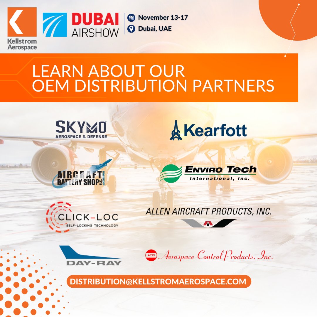 KellAero's tweet image. Kellstrom Aerospace OEM Distribution,  is dedicated to providing top-tier OEM parts, services, and solutions to more than 2,000 airlines and MROs across 90 countries. 

#OEM #OEMDistribution #Aerospace #Airlines #MRO #AviationIndustry #AircraftMaintenance #KellstromAerospace