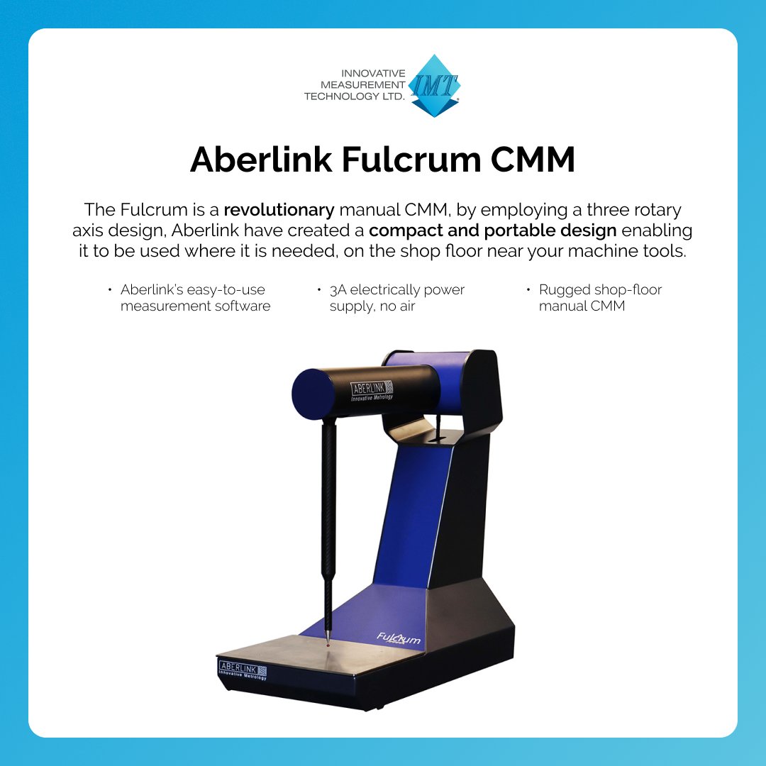 Dive into precision with Aberlink Fulcrum CMM!

Revolutionize your manufacturing process with this compact and portable manual CMM.

#Aberlink #Aberlinkcmm #cmm #AberlinkFulcrum #PrecisionInnovation #ManufacturingRevolution