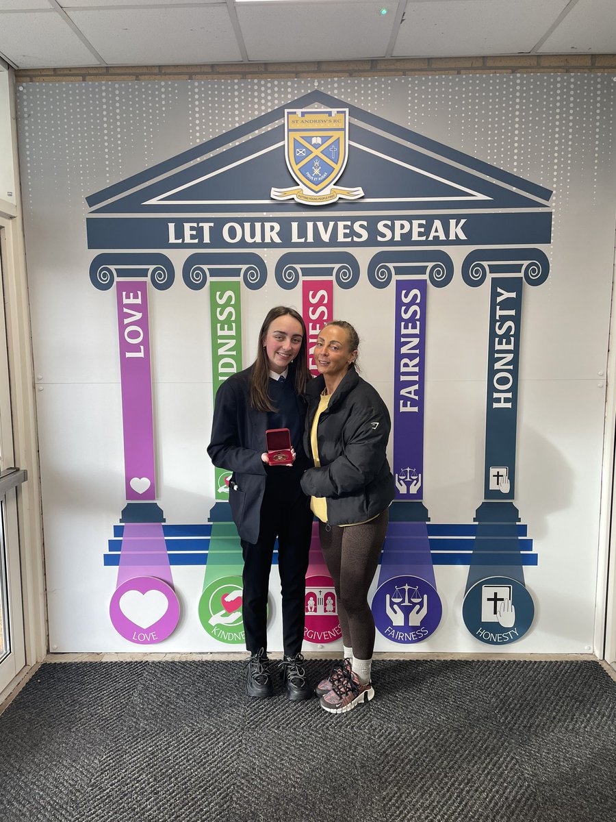 St Andrew's Secondary School (@standrewsrcsec) on Twitter photo We are delighted to present the Ogilvie Award to Farah and Summer of S5. Both girls have been volunteering with our friends <a href="/pavillionyouth/">Pavillion</a>
to assist younger children in the community.
<a href="/NMacLellan1/">S6 - Class of 2025</a>
<a href="/MaristEducation/">Marist Education WCE</a> We are delighted to present the Ogilvie Award to Farah and Summer of S5. Both girls have been volunteering with our friends <a href="/pavillionyouth/">Pavillion</a>
to assist younger children in the community.
<a href="/NMacLellan1/">S6 - Class of 2025</a>
<a href="/MaristEducation/">Marist Education WCE</a>