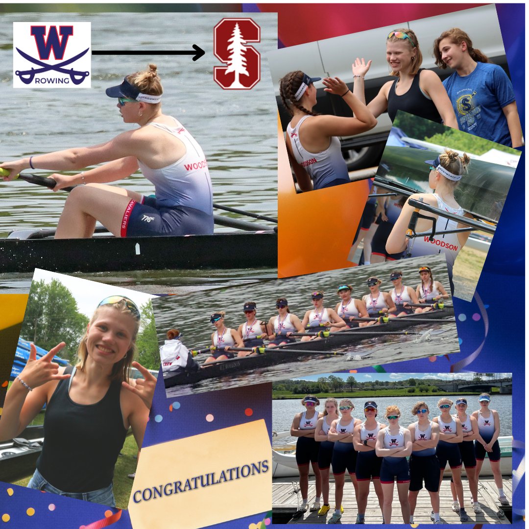 WoodsonRowing's tweet photo. Congratulations to senior Ellie Vander Ploeg Fallon (Woodson ’25)! We are so proud of you here at Woodson Rowing! Stanford University, the Stanford Women’s Crew Team AND the state of California are lucky to have you!
#PullforWoodson
#GoStanford & #OnceACavAlwaysACav https://t.co/CvKHJbn6oq