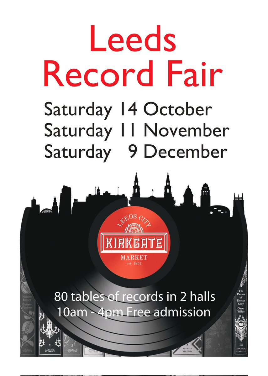 This Saturday. Leeds Record Fair <a href="/KirkgateMarket/">LeedsKirkgateMarket</a> leedsrecordfair.com

#leedsrecordfair #vinyl #Records #recordfair