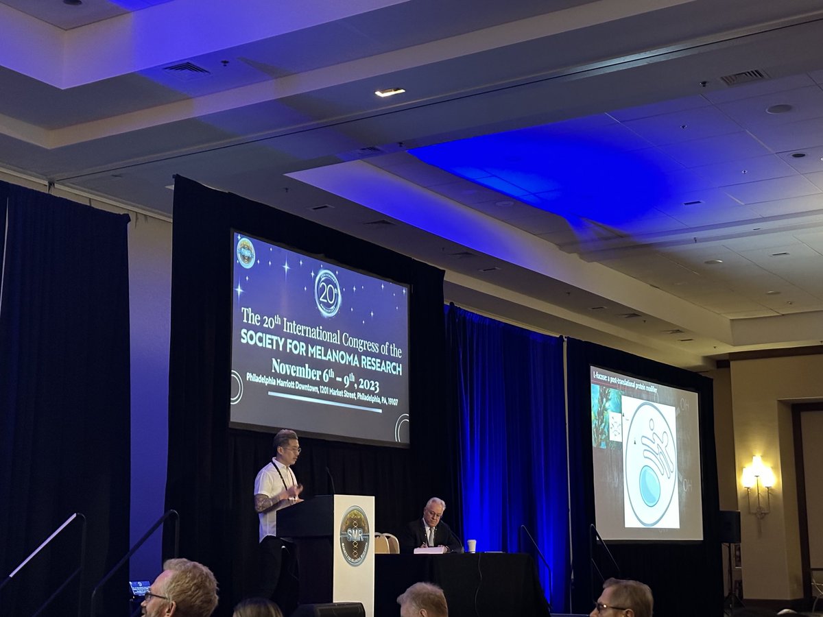 Fucosylation and anti melanoma immunity ⁦from <a href="/EricLauLab/">Eric Lau</a>⁩ #SMR2023.