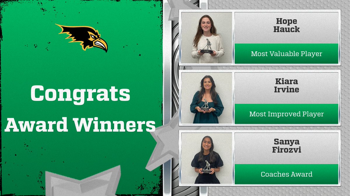 Congratulations to our three Varsity Field Hockey Award Winners! Hope Hauck MVP, Kiara Irvine, MIP, and Sanya Firozvi Coaches award!  @Ravenscroftaltheltics