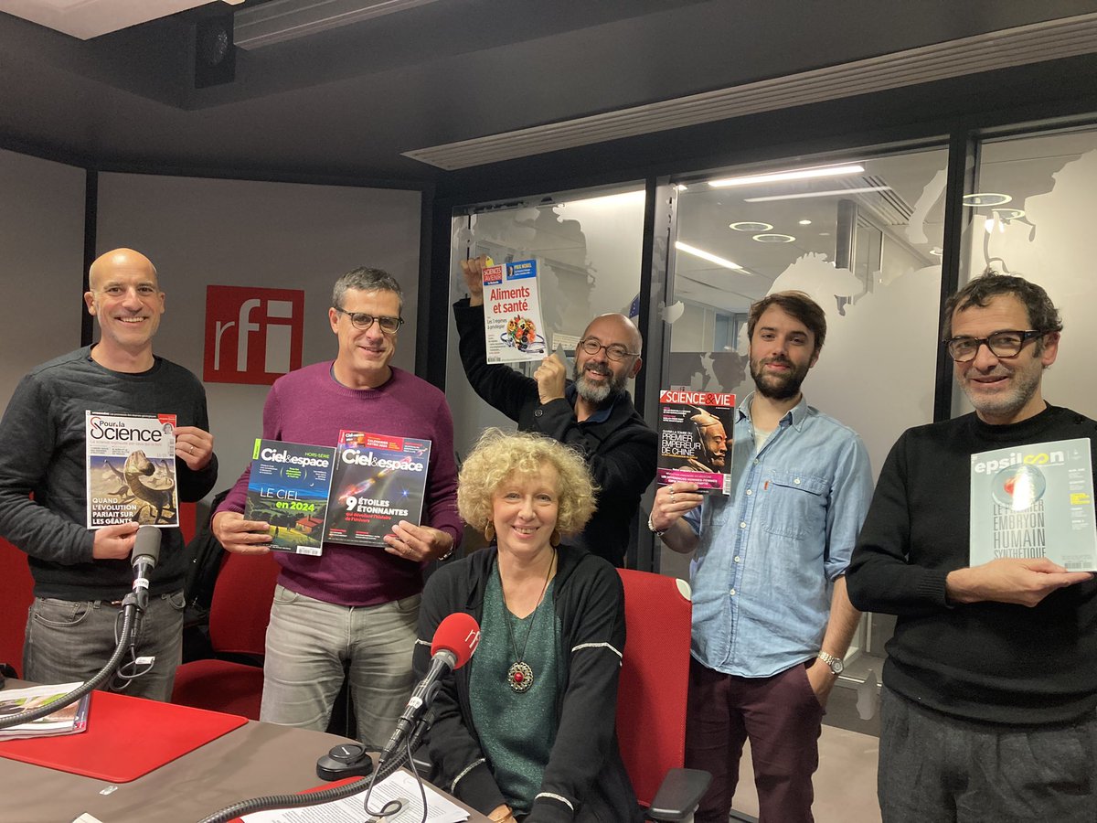 Caroline Lachowsky et nos confrères de la presse scientifique en direct dans quelques minutes @RFI @RFImag @Sciences_Avenir @cieletespace @science_et_vie @PourlaScience @Epsiloon_mag