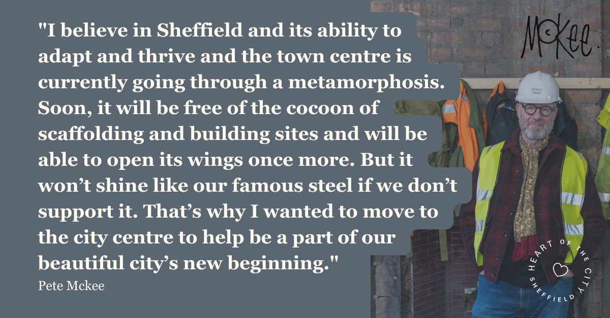 Inspiring words from @PeteMcKee on why he is making the move to Sheffield city centre 🏙️ #artgallery #Sheffield #regeneration #heritage #HeartoftheCity @SheffCouncil @QberryRE