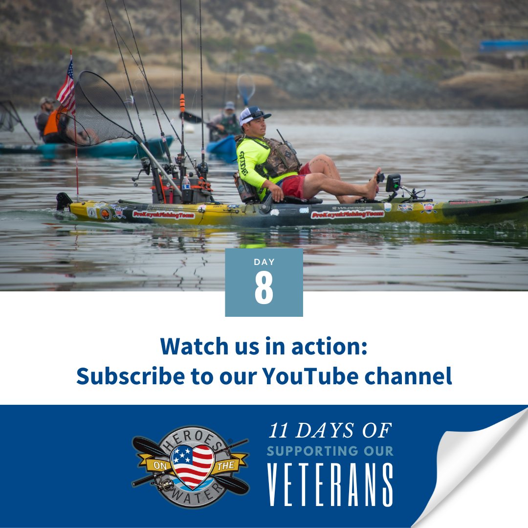 Heroesonthewate's tweet photo. Watch us in action! Subscribe to our YouTube channel and see firsthand the positive changes we bring to veterans’ lives: https://t.co/g3C9bP6kf6
#HOWNation #PaddleFishHeal #VeteransDay2023 https://t.co/ndRRTq9gPW