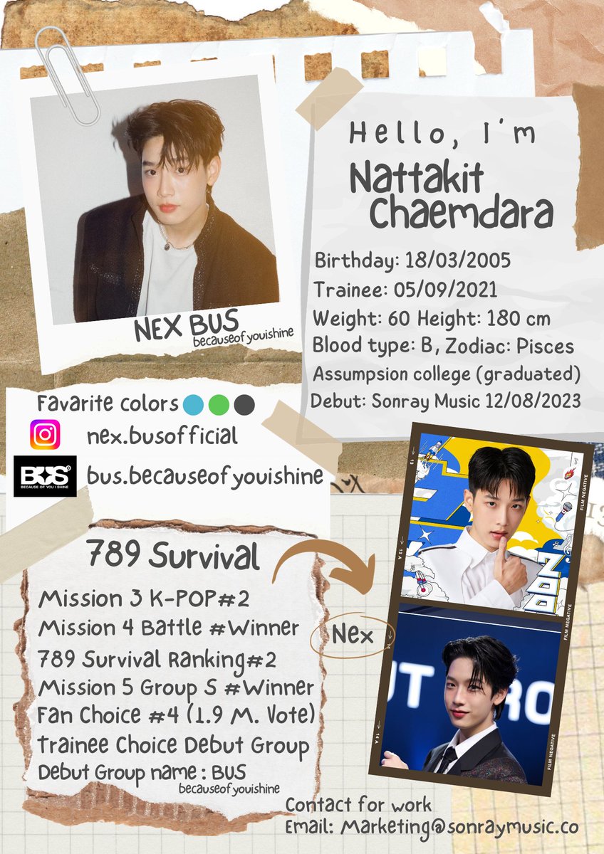 miniiberry's tweet image. น้องใหม่วง BUS เปิดตัวอย่างเป็นทางการแล้ว และเตรียมพบกับ DEBUT SHOWCASE วันที่ 6 ธันวาคมนี้ ส่วนคนนี้ น้องเน็กซ์ 1 ใน สมาชิกวง BUS 💕
#BUSbecauseofyouishine
#NEXnattakit