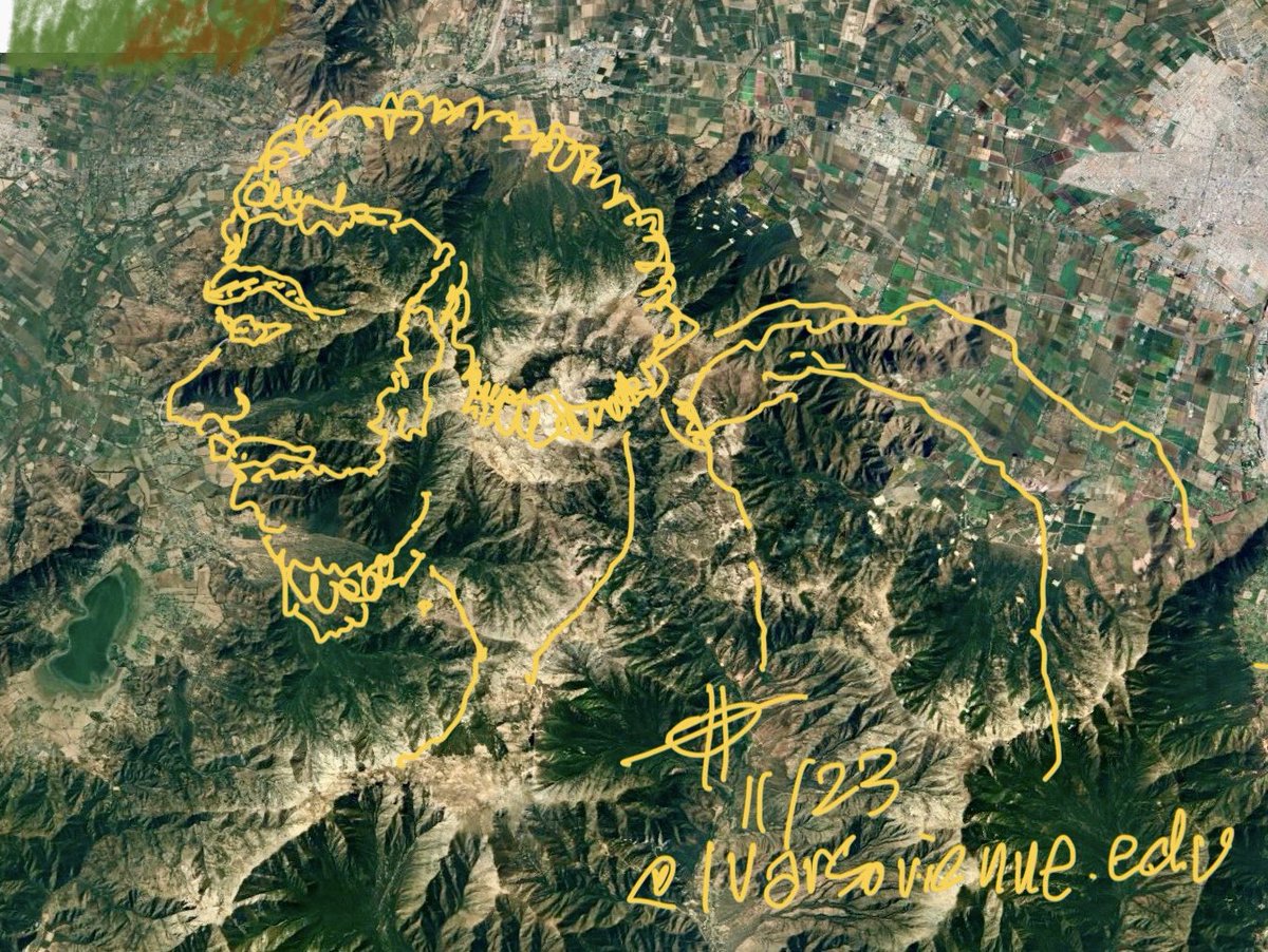 IVarsovienne's tweet photo. Story of #Heracles #Hercules #Parashurama #Pangu_chile from the last year; we have 'discovered' & investigated existence of the colossal #geoglyph (65x65x2.3 km H) of the prehistoric hero since 2019 but located its proper name in 2023. #Santiagochile #Hercules_chile #geoart https://t.co/4EjaGZx7s6