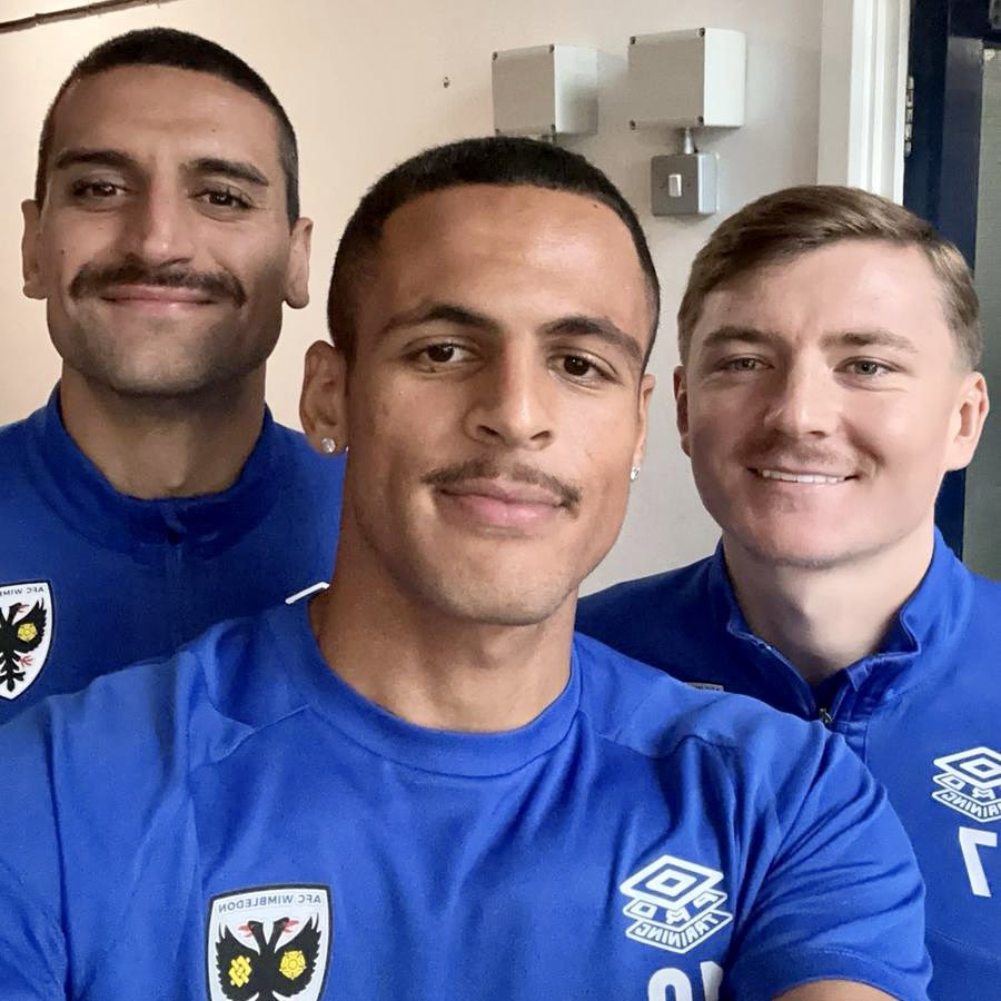 𝗡𝗲𝘄 𝗠𝗼 𝗕𝗿𝗼! 🥸 @alikalhamadi has joined @omarbugiel and @jtilley_98 in raising money for @MovemberUK and @AFCW_Foundation 🙌 Donate HERE to support the lads and two incredible organisations 👉 tinyurl.com/y56dvapd #AFCW 🟡🔵