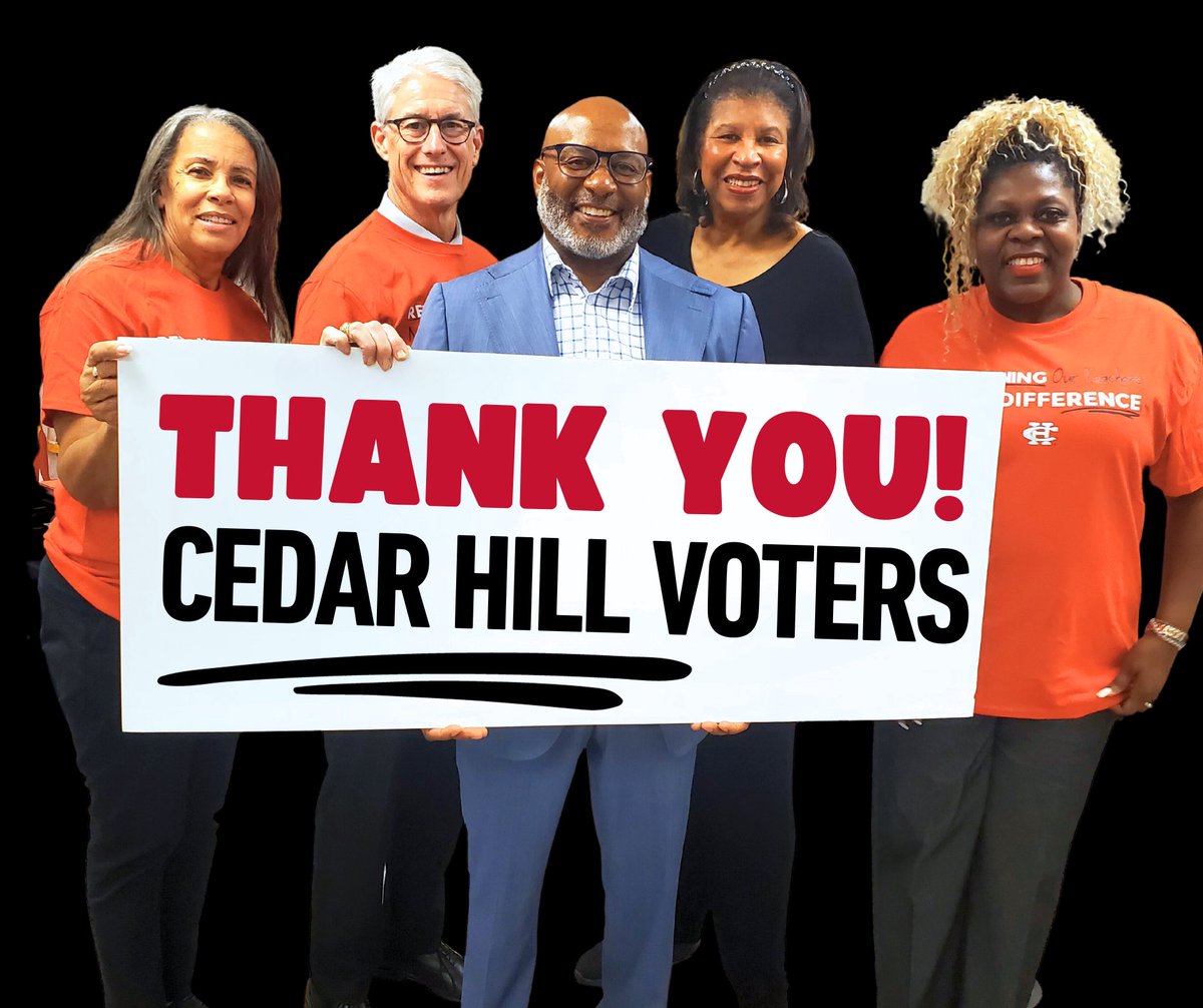 cedarhillisd's tweet photo. Thank you, Voters!!!

We are so grateful that you took the opportunity to support teachers, scholars and campus security with your vote during the November 7th election.

View full message here: https://t.co/QVfRCjolQt https://t.co/MeoLUwjwyB