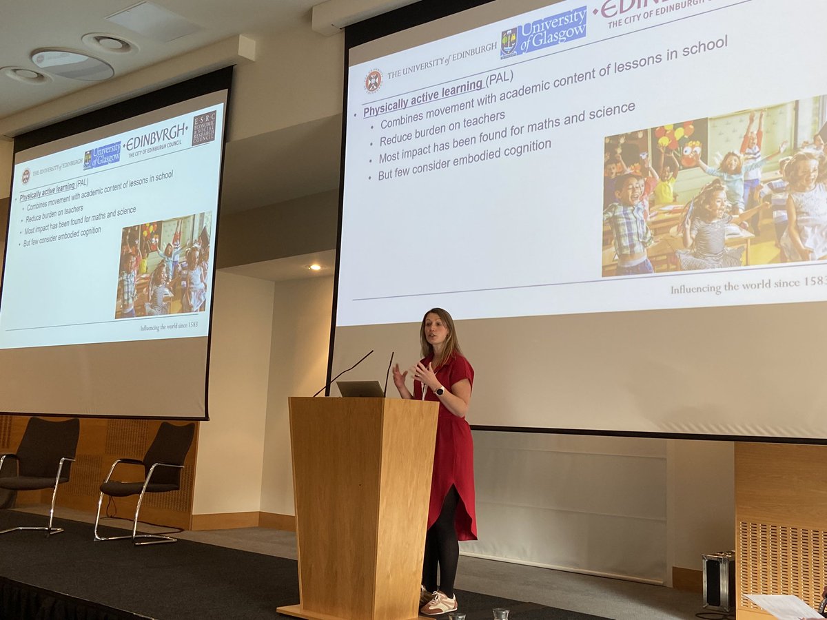 ScotPARC's tweet photo. Dr Josie Booth presenting her work on coproduction, feasibility and pilot  testing of the “Move &amp; Read” intervention #ScotPARC #SPARC2023 https://t.co/DsclLHux7B