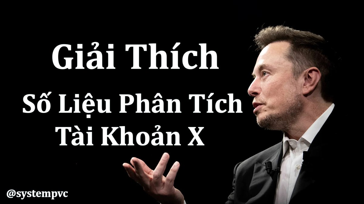 systempvc's tweet photo. 🚀 Giải Thích Các Số Liệu Phân Tích Tài Khoản @X

👉 Các Số Liệu Phân Tích Trên: https://t.co/ZlbebxlwLB

🌟 Số Người Xem ( Impressions ) 

✅ #Impressions đề cập đến tổng số lần bài đăng của bạn được hiển thị trên luồng tin của người dùng, bất kể liệu họ đã tương tác với bài đăng đó hay không. Đây là chỉ số đo lường số lần bài đăng của bạn xuất hiện trước mắt người dùng.

✅ Khi một bài đăng được hiển thị trên luồng tin của một người dùng, nó được tính là một "impression". Impressions không chỉ đo lường sự hiển thị của bài đăng mà còn có thể liên quan đến cách mà người dùng tương tác hoặc phản ứng với nó (thích, retweet, bình luận).

🌟 Tỷ Lệ Tương Tác (Engagement Rate)

✅ Tỷ lệ tương tác (#engagement #rate) là một chỉ số đo lường mức độ tương tác của người dùng với các bài đăng hoặc nội dung trên nền tảng mạng xã hội X. Đây là một cách để đánh giá hiệu suất của bài đăng hoặc nội dung dựa trên tương tác từ người dùng.

✅ Việc theo dõi engagement rate trên X giúp người sử dụng đánh giá hiệu suất của nội dung, chiến dịch quảng cáo hoặc hoạt động tiếp thị trên nền tảng mạng xã hội này.

💥💥 Riêng về Tỷ Lệ Tương Tác (Engagement Rate) @systempvc Sẽ Viết 1 Bài Riêng Về Nó. Giúp mọi người Nâng Cao Rate và vì sao lại khóa 1 chiều ban account

🌟 Số Lượt Truy Cập Hồ Sơ (Profile Vistis)

✅ #Profile #visits là số lần mà hồ sơ cá nhân của một người dùng được xem bởi người khác trên nền tảng mạng xã hội X. Khi một người dùng truy cập hoặc xem một hồ sơ cá nhân, ví dụ như bấm vào tên người dùng của một tác giả bài đăng hoặc từ các thông điệp bình luận, thì sẽ tạo ra một "profile visit".

✅ Profile visits là một chỉ số trong phần thống kê của X cung cấp thông tin về mức độ quan tâm đến hồ sơ của bạn. Nó cho biết rằng có bao nhiêu lần người dùng đã thăm hồ sơ cá nhân của bạn trong một khoảng thời gian cụ thể.

🌟 Số Lượt Nhấp Vào Liên Kết( Link Clicks)

✅ #Link #Clicks đề cập đến số lần mà liên kết trong một tweet được người dùng nhấp chuột để truy cập đến trang web hoặc tài nguyên mà liên kết đó hướng đến.

✅ Khi một người dùng tạo một #tweet và bao gồm một liên kết (#URL), và sau đó người dùng khác trên X nhấp chuột vào liên kết đó, mỗi lần nhấp chuột sẽ được tính là một "link click".

✅ Chỉ số "Link Clicks" cung cấp thông tin về mức độ tương tác của người dùng với liên kết được chia sẻ trên X. Nó có thể giúp đánh giá hiệu suất của tweet, hiểu rõ về mức độ quan tâm và số lượng người dùng quan tâm đến nội dung hay tài nguyên được chia sẻ qua liên kết đó.

🌟 Số Người Theo Dõi Mới (New Followers)

✅ #New #Followers là số lượng người dùng mới đã theo dõi hoặc theo dõi tài khoản của bạn trong khoảng thời gian cụ thể. Khi ai đó nhấn nút "#Follow" trên trang cá nhân của bạn, hoặc trên bất kỳ tweet nào của bạn, họ trở thành một trong số "New Followers".

✅ Chỉ số New Followers cung cấp thông tin về số lượng người dùng mới mà bạn đã thu hút để theo dõi tài khoản của mình. Đây là một cách để đo lường sự quan tâm hoặc tăng trưởng cộng đồng của bạn trên nền tảng mạng xã hội X.

🌟 Các Phản Hồi ( Replies )

✅ #Replies đề cập đến số lượng phản hồi hoặc trả lời mà người dùng gửi đến một tweet cụ thể. Khi một người dùng tạo một tweet, người khác có thể phản hồi bằng cách viết một tin nhắn trực tiếp đáp trả hoặc trả lời tweet đó.

✅ Số lượng "Replies" đếm tổng số lần mà người dùng đã trả lời hoặc phản hồi trực tiếp đến một tweet cụ thể. Số lượng replies này có thể cho thấy mức độ tương tác hoặc sự phản hồi của cộng đồng người dùng đối với tweet ban đầu.

🌟 Lượt Thích (Likes)

✅ #Likes là một hành động mà người dùng thực hiện để thể hiện sự ủng hộ hoặc sự thích thú với một tweet cụ thể. Khi một người dùng nhấn vào biểu tượng trái tim (heart icon) bên dưới một tweet, họ đang "#like" (thích) tweet đó.

✅ Số lượng "likes" thường được sử dụng để đánh giá mức độ phổ biến hoặc sự tiếp nhận của một tweet cụ thể, cho thấy mức độ quan tâm hoặc sự thu hút của nội dung đối với cộng đồng người dùng.

🌟 Bài Đăng Lại ( Reposts )

✅ #Reposts là #Retweets . Đây là hành động mà người dùng X chia sẻ lại một tweet từ một tài khoản khác, cho phép nội dung trong tweet đó được lan truyền đến người theo dõi của họ. Khi một người dùng Retweet một tweet, nội dung của tweet đó sẽ xuất hiện trên tường thông tin của họ, cho phép người theo dõi của họ cũng có thể thấy và tương tác với nội dung này.

✅ Số lượng "Reposts" hoặc "Retweets" đếm tổng số lần mà tweet của bạn hoặc bất kỳ tweet nào trên X được chia sẻ lại bởi người dùng khác.

✅ Retweets giúp nội dung lan truyền rộng rãi hơn trên nền tảng X và tạo ra cơ hội để nội dung được thấy và tương tác bởi một đông đảo người dùng hơn nữa. Đây là một chỉ số quan trọng để đo lường mức độ phổ biến và tiếp cận của nội dung trên X.

🌟 Số Lượt Xem Video (Video Views)

✅ #Video #views đề cập đến số lượt xem của video mà người dùng đã thực hiện trên nền tảng X. Khi một người dùng chạy video trên X, mỗi lần video đó được xem sẽ được tính là một "video view".

✅ Số lượng "video views" cung cấp thông tin về mức độ tương tác của người dùng với video trên X. Nó giúp đánh giá sự phổ biến của video và mức độ tiếp cận của nội dung video đối với cộng đồng người dùng.

🌟 Số Lượt Xem Nội Dung Nghe Nhìn (Media Views)

✅ #Media #Views đề cập đến tổng số lượt xem các loại nội dung đa phương tiện khác nhau như hình ảnh, video hoặc #GIF được người dùng xem trên nền tảng X. Điều này bao gồm số lần mà hình ảnh, video hoặc GIF được mở và hiển thị trên màn hình của người dùng.

✅ Media Views thường là một phần của thống kê trong công cụ phân tích X, cung cấp thông tin về sự tương tác của người dùng với nội dung đa phương tiện trên nền tảng. Việc theo dõi media views giúp đo lường mức độ tiếp cận và sự phổ biến của các loại nội dung đa phương tiện mà bạn chia sẻ trên X.

🚀 Rất nhiều bạn thắc mắc về Engagement Rate quá thấp. Bài sau sẽ giải thích vì sao và cách khắc phục nhé
Các bạn mình tag vào bài viết lại đang bị hiện tượng như vậy. Các bạn chờ bài sau nhé

💥 Nhớ Follow @systempvc
Và Like - Shre Bài Viết Giúp Mình nhé