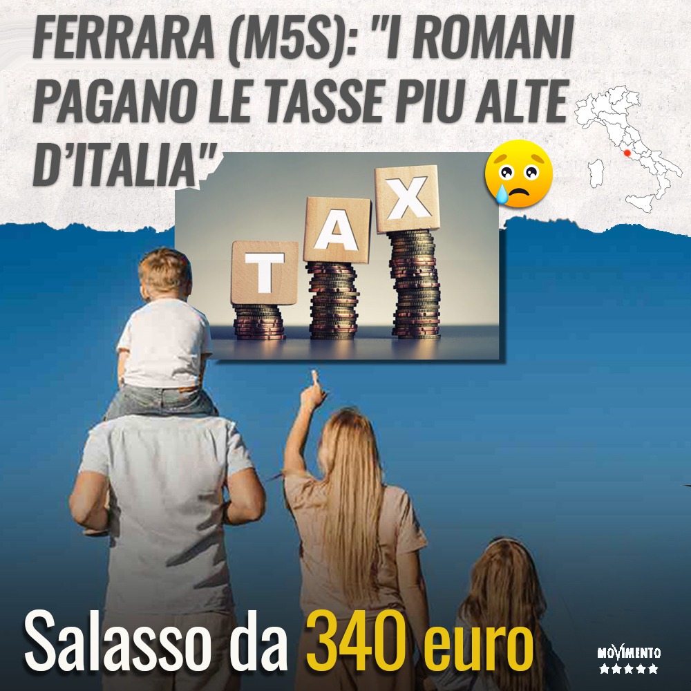 I cittadini romani pagano le tasse più alte d'Italia. Ringraziamo il duo Rocca-Meloni per il mancato rifinanziamento del taglia-tasse: non c'è che dire, siamo passati dal governo dei Migliori a quello dei Peggiori.