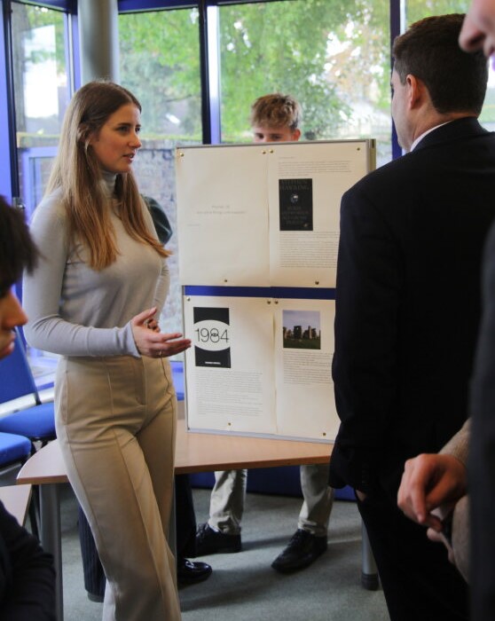LibraryLand3's tweet image. Yesterday the library hosted a Theory of Knowledge Exhibition. We had a great time learning about everyone&apos;s displays!