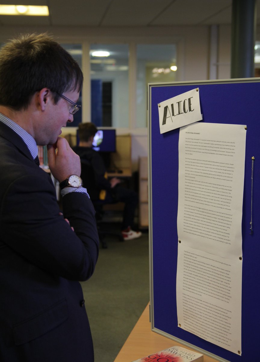 LibraryLand3's tweet image. Yesterday the library hosted a Theory of Knowledge Exhibition. We had a great time learning about everyone&apos;s displays!