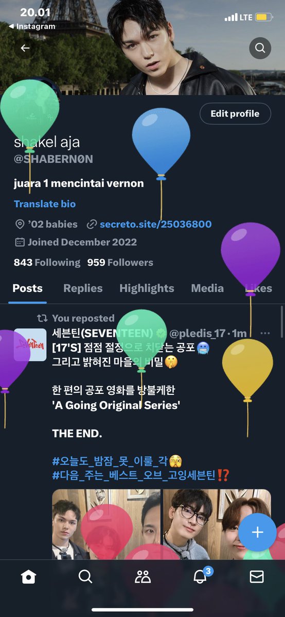 balon kehidupan 🤓