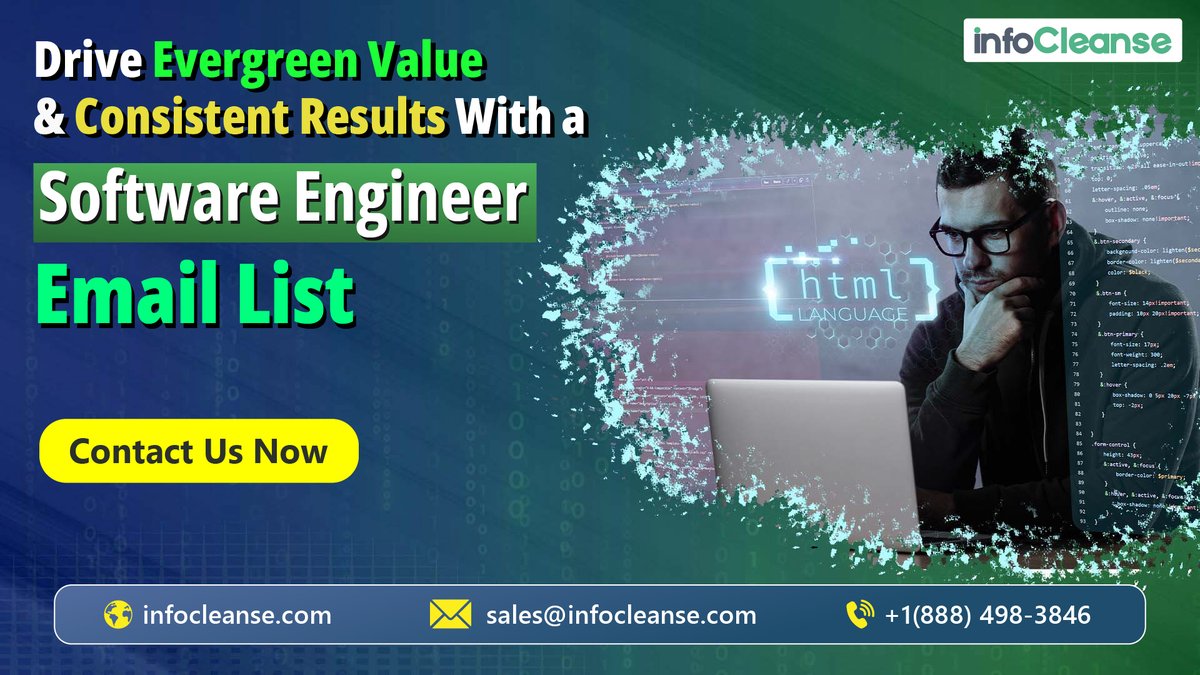 InfoCleanseTeam's tweet image. Explore New Opportunities and Drive Growth for Your Business With a Highly Effective and Targeted Mailing List of Software Engineers Designed to Deliver Consistent and Valuable Results..

Connect Now: infocleanse.com/business-data/…

#software #business #sofwareengineer #infocleanse