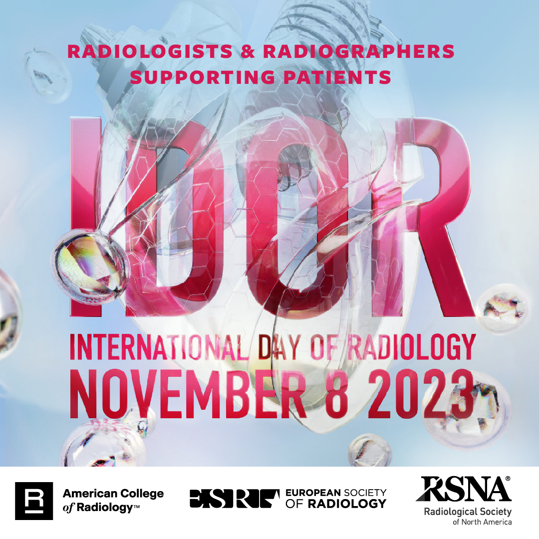Happy International Day of Radiology! 🎉

Thank you to all radiologists, radiographers, radiological technologists, professionals in other related fields and patient groups for your seismic impact on the patient journey. #IDoR2023