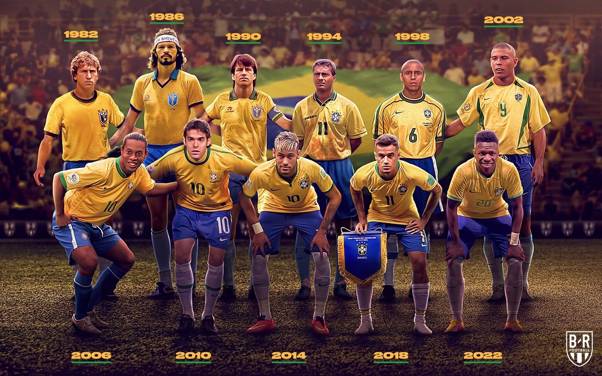 90sfootball's tweet photo. Which is your favourite Brazil shirt? 🇧🇷 https://t.co/mwTaPUMXVg