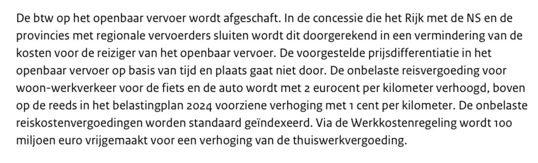 Eerder schreef ik al dat ons openbaar vervoer goedkoper moeten worden, niet duurder. Hieronder een kleine weergave uit de doorrekening van de paragraaf Mobiliteit uit ons verkiezingsprogramma. 

Weg met de BTW op ons OV!