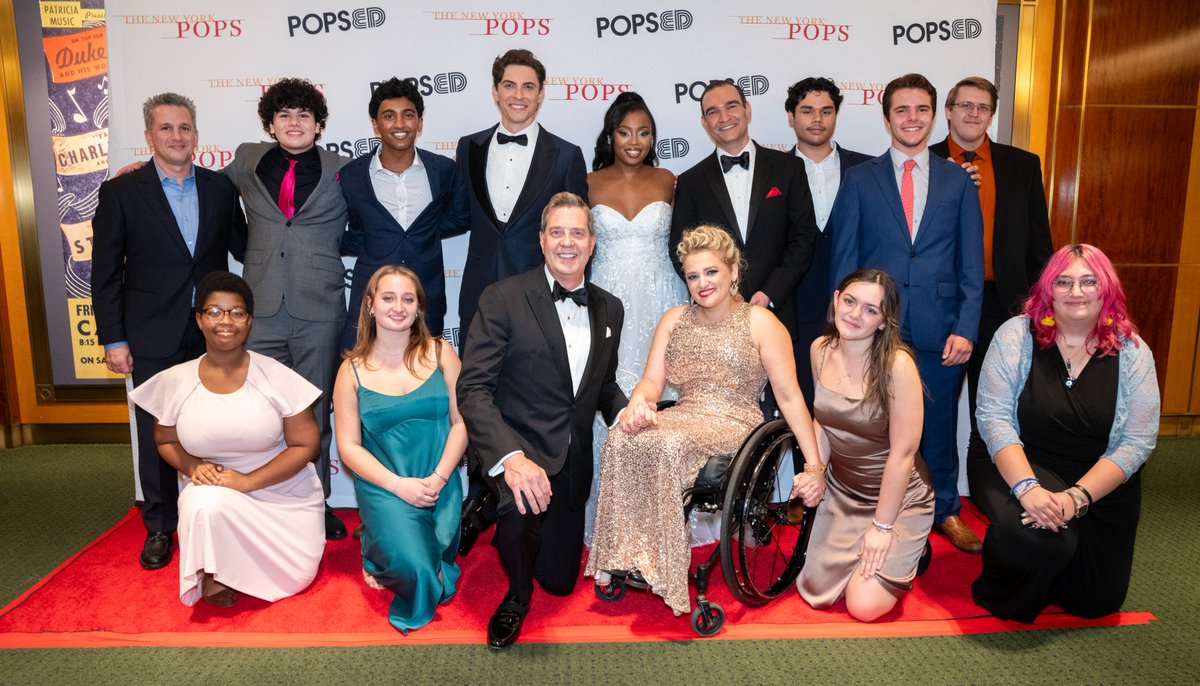 We're so proud of the students from Susan Wagner High School in Staten Island (@sewfalcons) who were featured in our 21st Century Broadway concert, kicking off our 41st season! Photos by Richard Termine #PopsEd #LearningToScale #TheNewYorkPops