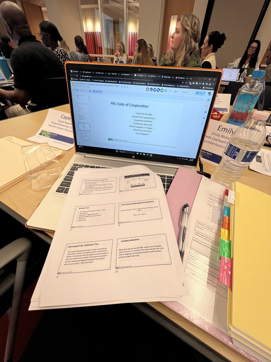 One of my favorite days of the month! @NCPrincipals Future Ready Leadership session in Raleigh learning from amazing APs from all areas of NC! So thankful! These sessions always fuel up my tank!