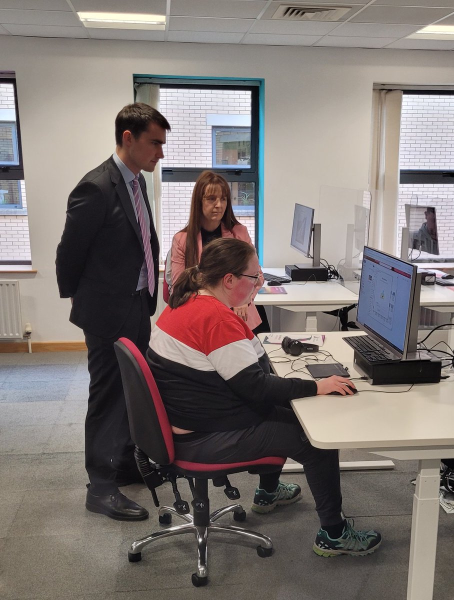 NSD_ie's tweet photo. @jackfchambers has arrived ahead of the launch of our Impact Report and is meeting with our CEO Deirdre Lynch along with our members #NotSoDifferent #ImpactReport https://t.co/m5JWkMJpPP