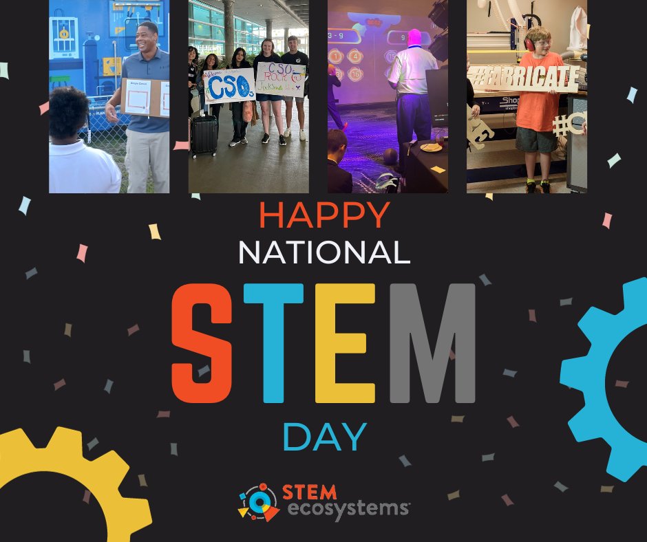 🎉 Happy National STEM Day!🚀 Let's celebrate the wonders of STEM while ensuring a launchpad for everyone. Embrace curiosity, ignite innovation, and ensure the thrill of STEM reaches all curious minds. 💡 #NationalSTEMDay #STEMforAll