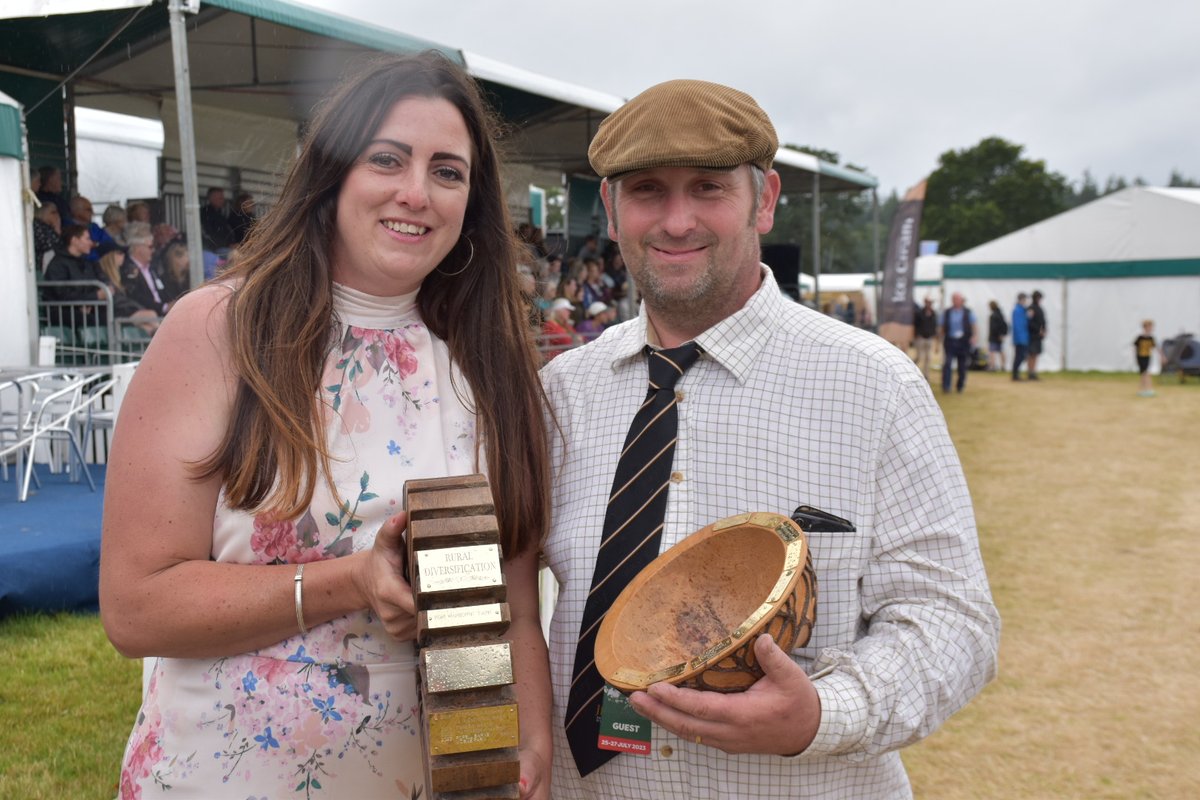Congratulations to Holly &amp; Lester of Newhouse Farm Botley for being awarded two 2023 New Forest rural awards - they won both the Rural Diversification and Best Supporter of Local Produce categories.