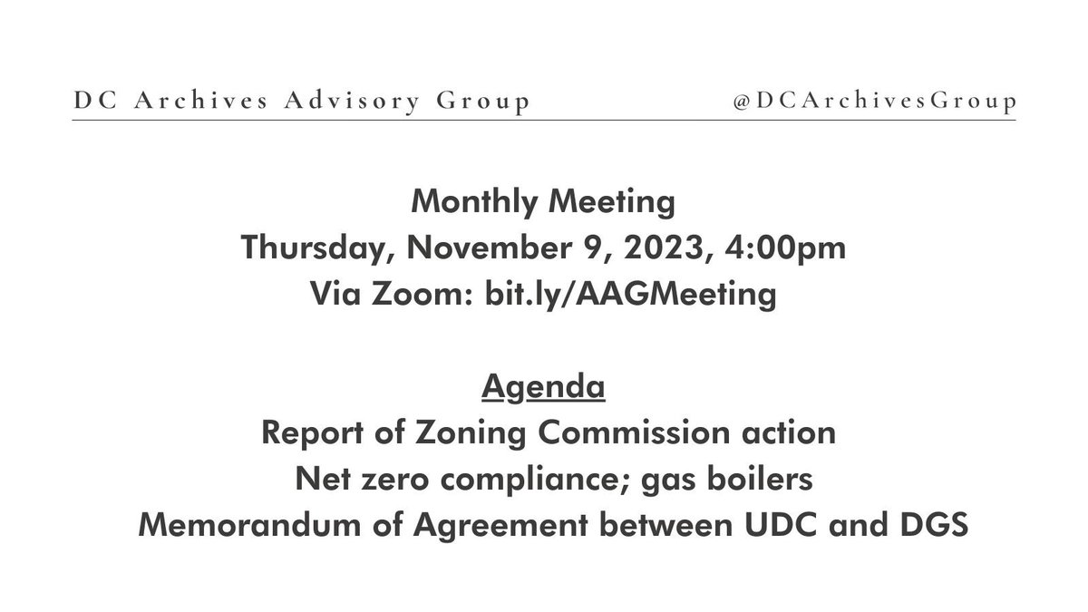 Join us tomorrow at 4pm: bit.ly/AAGMeeting