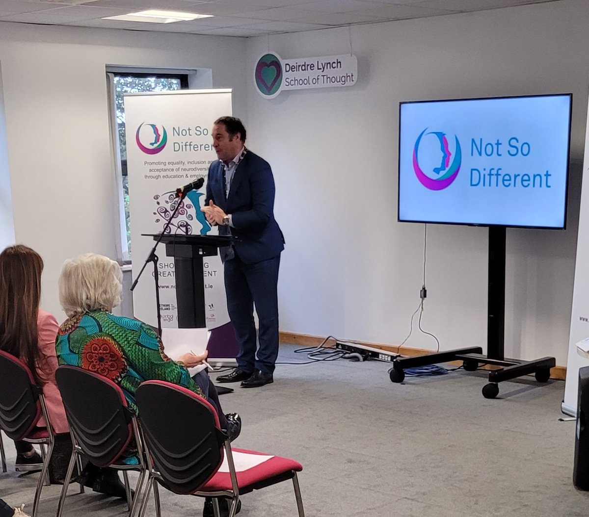 Thrilled to have <a href="/MayorofFingal/">Mayor of Fingal</a> in attendance today to support our members and the launch of our Impact Report #NotSoDifferent #ImpactReport