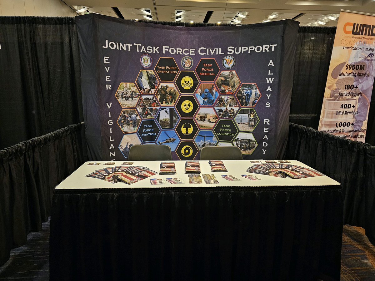 Joint Task Force Civil Support (@jtfcs) on Twitter photo JTF-CS is at CBRNe World 2023! Come by and check out our booth!
#chemid #chemicalwarfare #firstresponders #military #defense #cbrne #cbrneconvergence #convergence23 #cbrn <a href="/cbrneworld/">CBRNe World</a> JTF-CS is at CBRNe World 2023! Come by and check out our booth!
#chemid #chemicalwarfare #firstresponders #military #defense #cbrne #cbrneconvergence #convergence23 #cbrn <a href="/cbrneworld/">CBRNe World</a>
