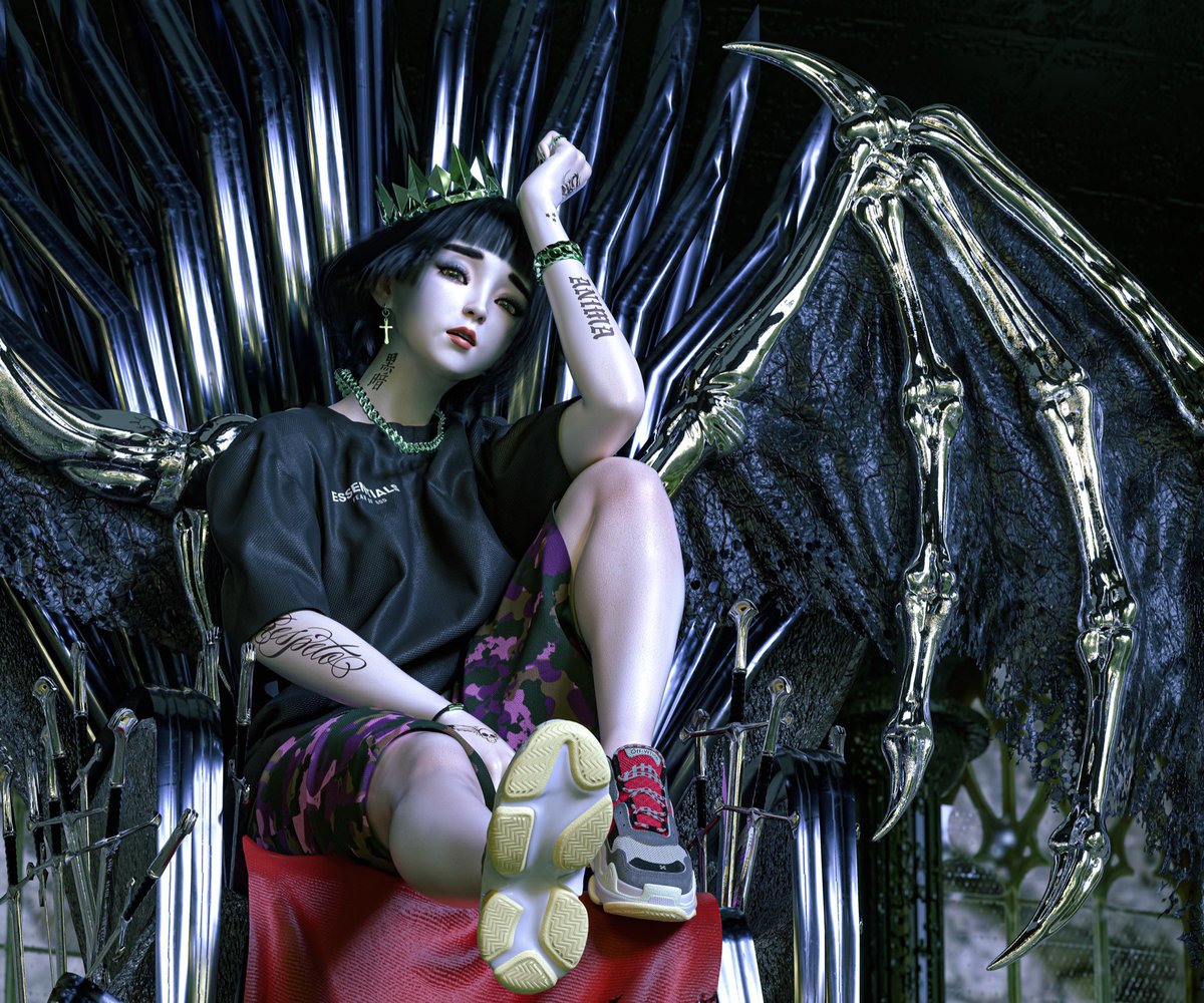 Gm friends, super busy but trying my best to still appreciate life 🦇🖤