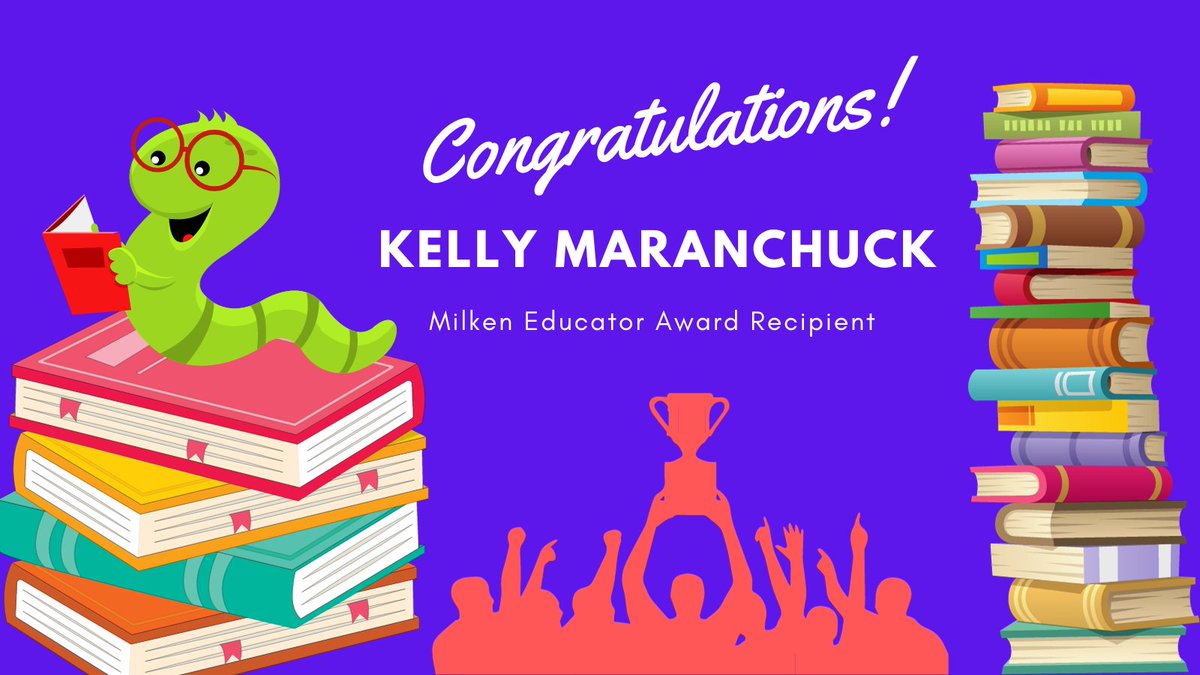 DCSBOE's tweet photo. 🗣️Congratulations👏 to Kelly Maranchuck, an English Language Arts teacher who serves as Senior Curriculum Coordinator and Instructional Coach for grades 5-12 at @BASISed for receiving the $25,000 Milken Educator Award🏅 https://t.co/rKP1yKQS0d