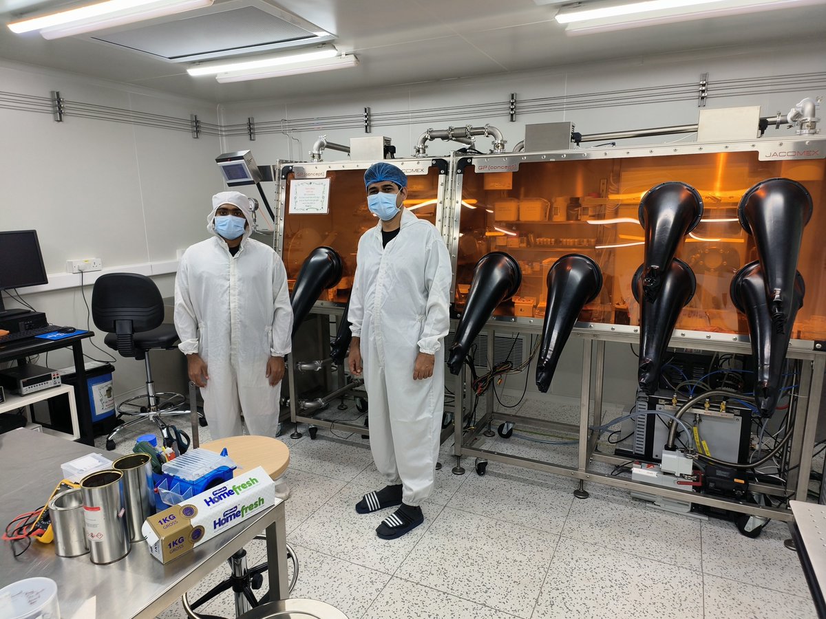 Jyotishman Dasgupta (@jd1278) on Twitter photo Had a chance to visit the wonderful device fabrication facility at <a href="/SatishIISc/">Satish Patil</a> Prof. Satish Patil lab in <a href="/iiscbangalore/">IISc Bangalore</a> ...what a journey for Satish from Polymer Chemist to Device fabrication...dreams come true in India too! Exciting times!!😊 Had a chance to visit the wonderful device fabrication facility at <a href="/SatishIISc/">Satish Patil</a> Prof. Satish Patil lab in <a href="/iiscbangalore/">IISc Bangalore</a> ...what a journey for Satish from Polymer Chemist to Device fabrication...dreams come true in India too! Exciting times!!😊
