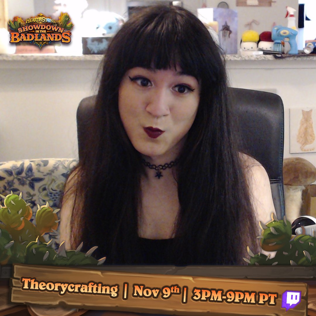 lunaloveee8's tweet photo. ✨🤠SUPER Excited 😻 to announce I'm doing a🚨GIVEAWAY🚨 (courtesy of Blizzard) and Theorycrafting as well! I love Reno decks!!🤠✨

🏜️✨The Giveaway is for 1 Standard Pre-Order Bundle! I'll also do another giveaway on stream!🏜️✨

To enter:
🌵Retweet✨
🌵Follow✨ https://t.co/EzqXZVreEM