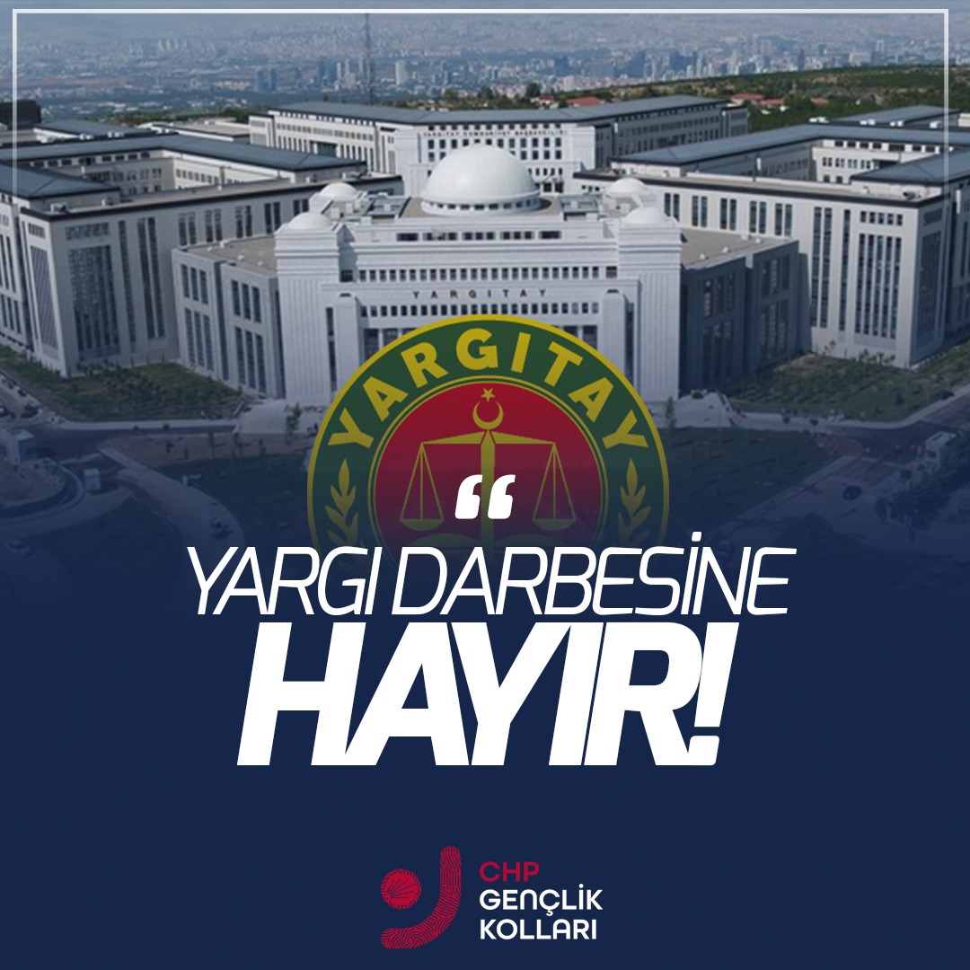 yepyenigenclik's tweet photo. Ülkesine ve hukuka bağlı tüm gençleri, anayasaya açıkça başkaldıran bu girişime karşı ses yükseltmeye davet ediyoruz.

YARGI DARBESİNE HAYIR! https://t.co/1VNS9kM2uE