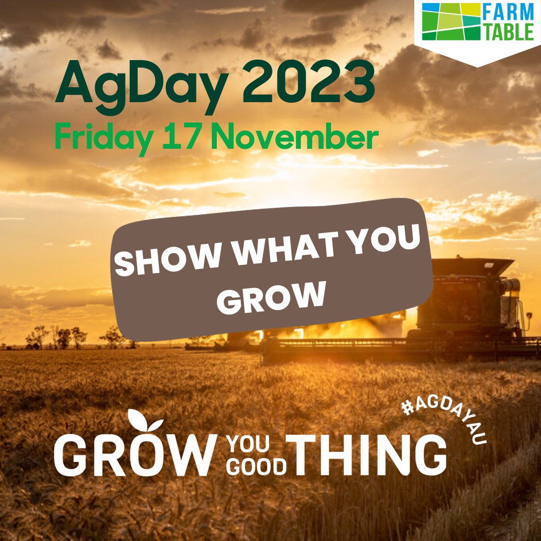 We're looking for the best food &amp; fibre in Australia to be part of an #AgDayAu virtual showcase.
Drop a picture of your best below 👇

#ausag #agchatoz #farmlife #agriculture #stationlife #farmtable #KeepFarmersFarming #GrowYouGoodThing