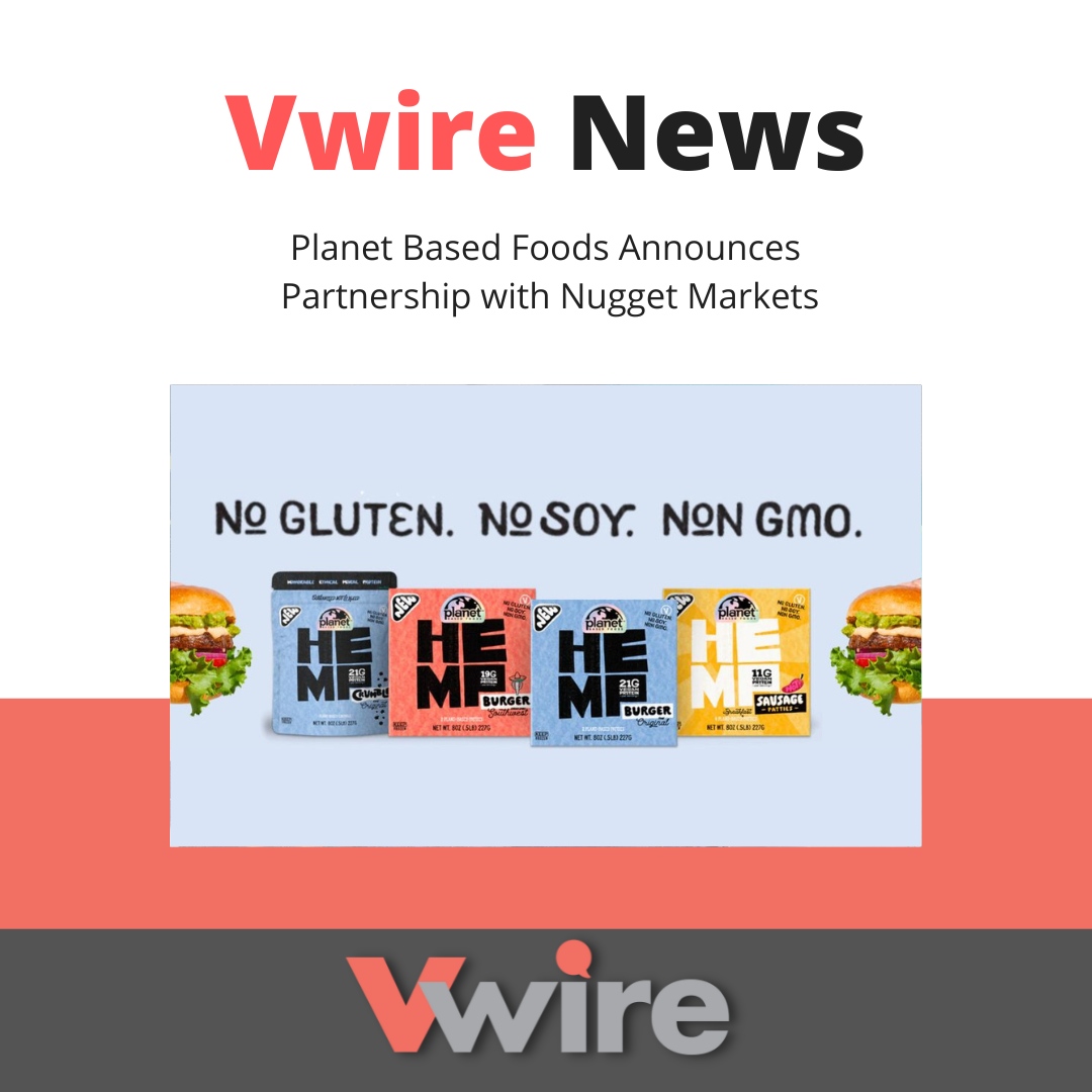 Planet Based Foods, a company that offers a wide range of hemp-based food alternatives, is pleased to announce its partnership with Nugget Markets, a family-owned grocery chain boasting 16 locations throughout Northern California.⁠

vwire.com/planet-based-f…