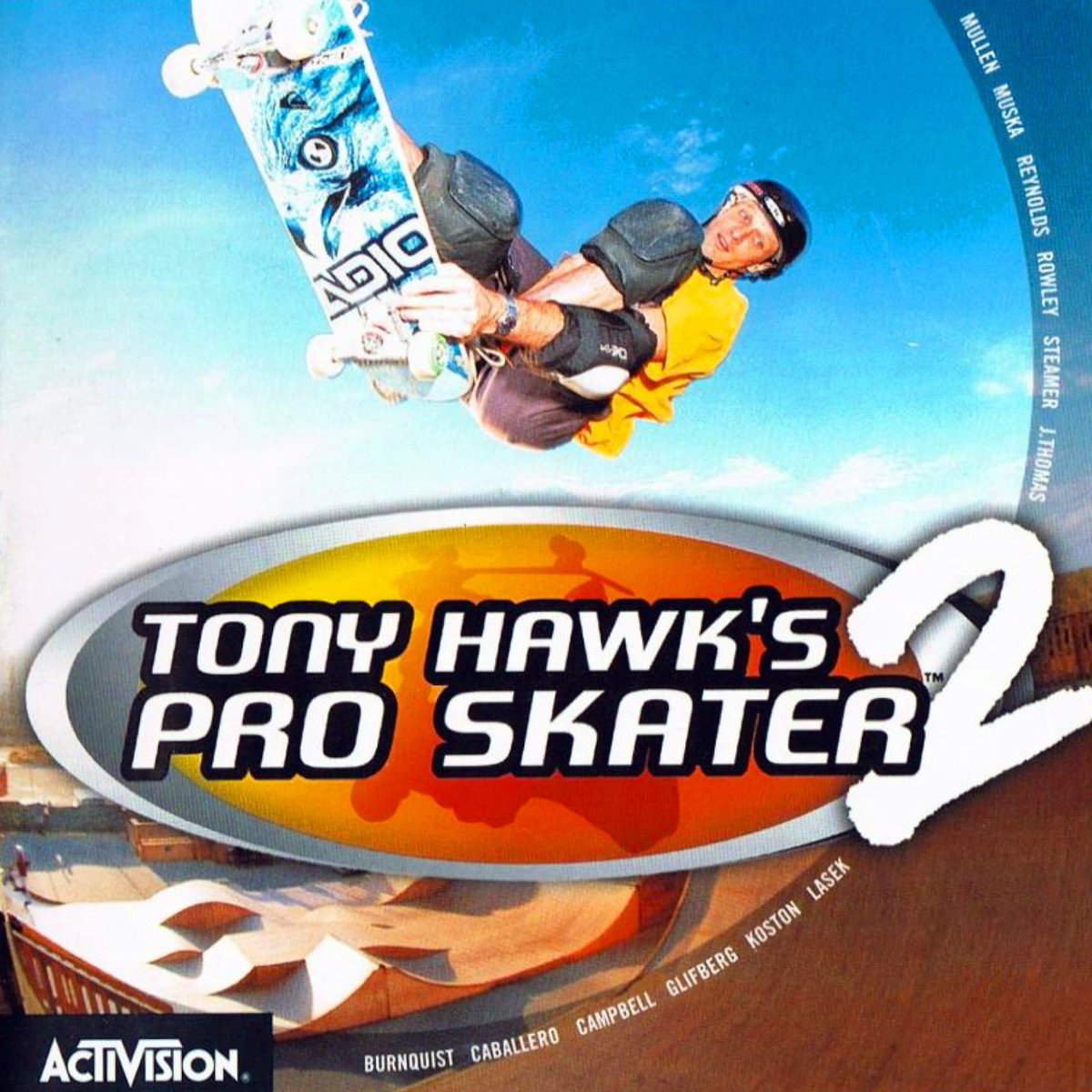 I was addicted to Tony Hawks Pro Skater 2 when I was younger so my Mum painted me this from the PS box art. It’s one of the most  precious and sentimental things I have from my childhood… <a href="/tonyhawk/">Tony Hawk</a> #Activision #proskater
