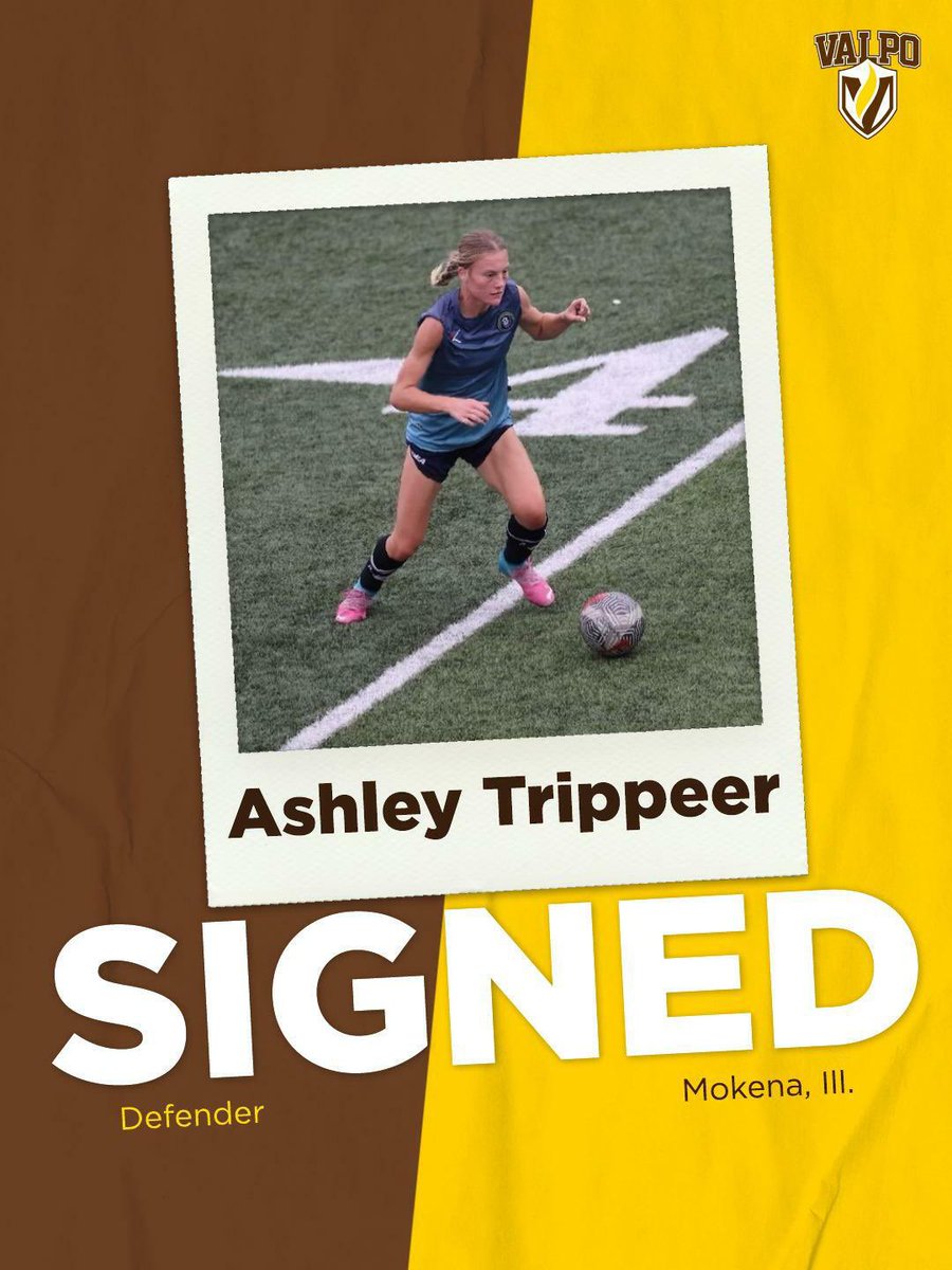 Valpo Women's Soccer (@valpowso) on Twitter photo Say hey to another new Beacon, Ashley Trippeer! Ashley plays for <a href="/chiINTER/">Chicago Inter SC</a> as an outside back. Welcome to the family <a href="/ashleytrippeer/">Ashley Trippeer</a>
#RollBeacs #GoValpo #NationalSigningDay <a href="/ValpoAdmission/">Valparaiso University Admission</a> Say hey to another new Beacon, Ashley Trippeer! Ashley plays for <a href="/chiINTER/">Chicago Inter SC</a> as an outside back. Welcome to the family <a href="/ashleytrippeer/">Ashley Trippeer</a>
#RollBeacs #GoValpo #NationalSigningDay <a href="/ValpoAdmission/">Valparaiso University Admission</a>