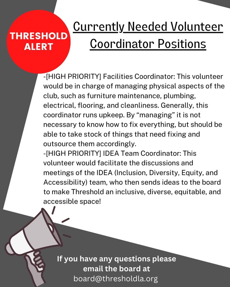 Want to be more involved in your dungeon? Here are some ways you can help lead!
#threshold #losangelesdungeon #labdsm #lakink #losangeleskink #thresholdla #kinkcommunity #dungeonparty #bdsmlife #bdsm #kinked