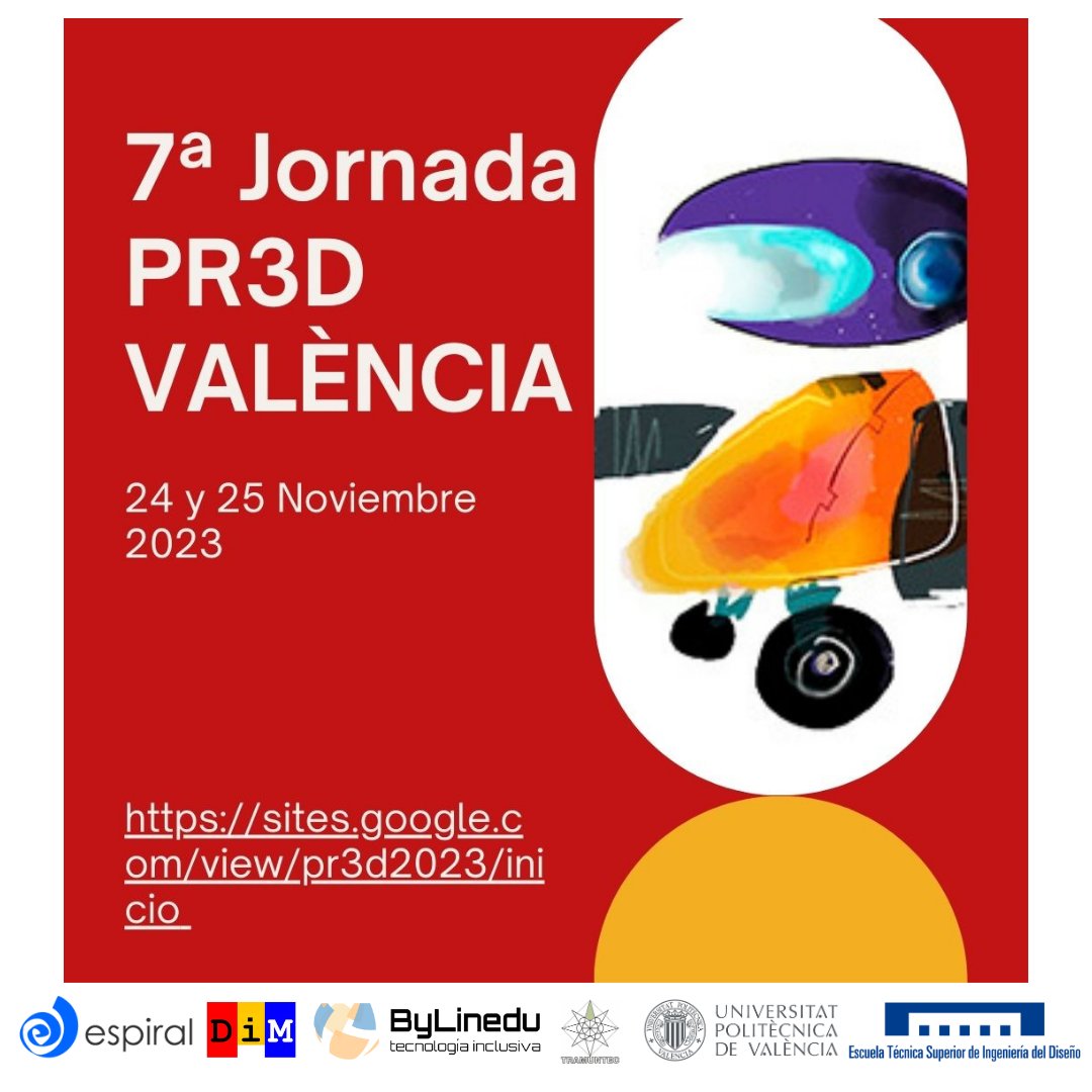 ciberespiral's tweet photo. 🤖Inspírate en la revolución educativa de #PR3D 
Empápate de #IA #robótica #3D
Nueva era en la educación que no te puedes perder.
Inscíbete GRATIS ➡️https://t.co/2sYjuAtqKU
Te esperamos en la VII edición "PR3D en la era de las máquinas inteligentes"
Vamos!!!🏃🏾‍♂️🏃🏾‍♀️ https://t.co/u38h0ohXWz